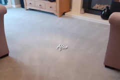 Carpet cleaning of 3 rooms, stars and stairs landing in Kidderminster