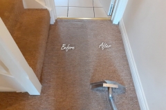 Corridor carpet  cleaning - heavy traffic lines