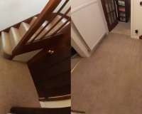 Staircase and landing carpet cleaning
