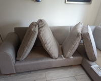 Upholstery cleaning of corner sofa